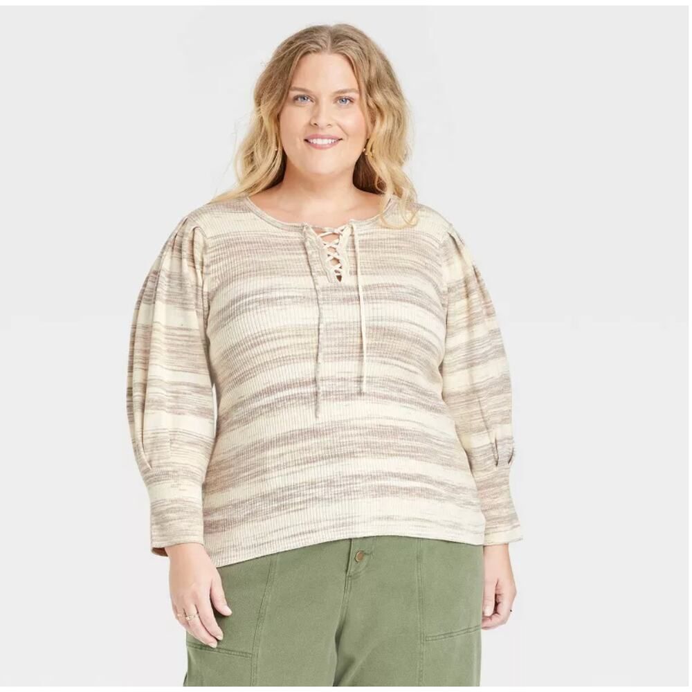 NWT Knox Rose Woman's Crewneck Pullover sweater XXL